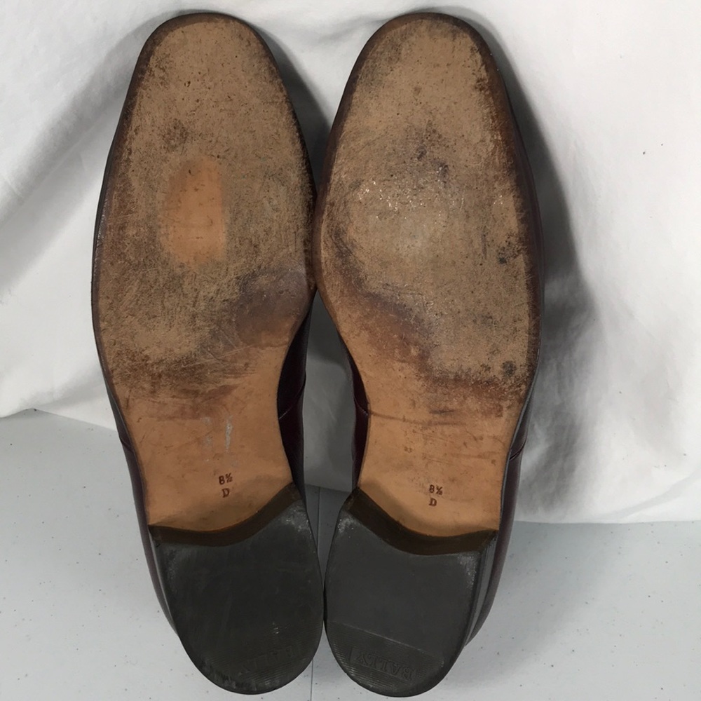 COPY - Bally men’s wine leather loafers size 8-1/… - Picture 6 of 8